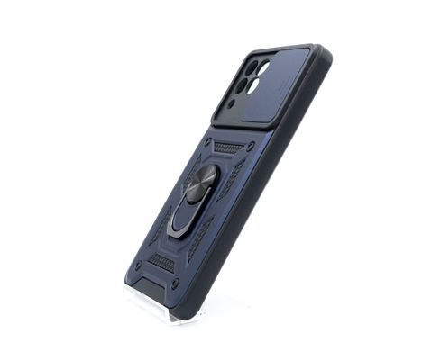 Чохол Camshield Serge Ring для Samsung M53 blue протиударний шторка/захист камери