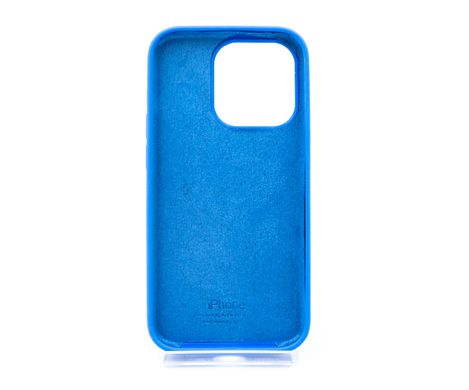 Силіконовий чохол Full Cover для iPhone 14 Pro capri blue