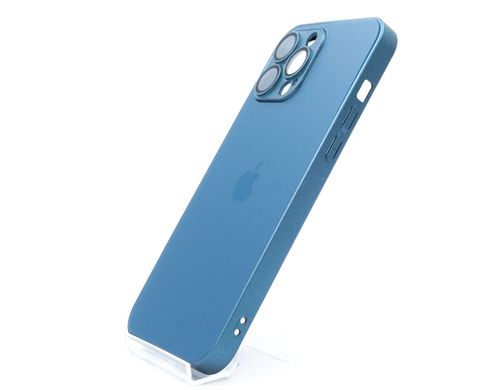 Чохол TPU+Glass sapphire matte case для iPhone 13 Pro Max navy blue