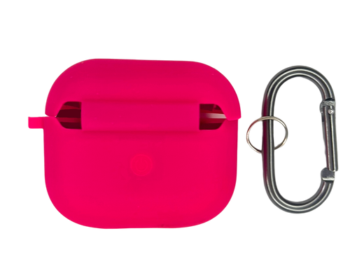 Чохол for AirPods 3 силиконовый barble pink з мікрофіброю