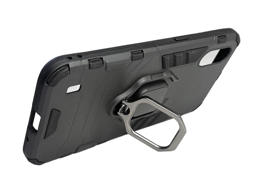 Накладка Protective для Samsung A01 з кільцем black