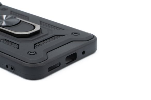 Чохол Camshield Serge Ring for Magnet для Xiaomi Redmi 9C black протиударний
