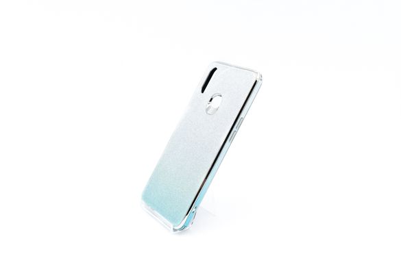 Чохол TPU+Glass для Samsung A10S Swarovski mint