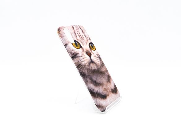 Накладка шуба кішка для iPhone X
