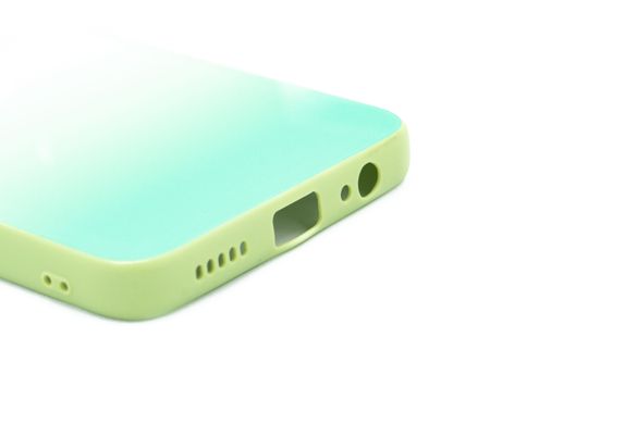 Накладка TPU+Glass Rainbow для Xiaomi Redmi Note 9 watermelon mint mohito full camera