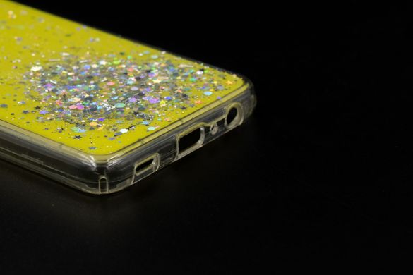 Накладка Wave Brilliant Case (TPU) для Samsung A22/M32 yellow