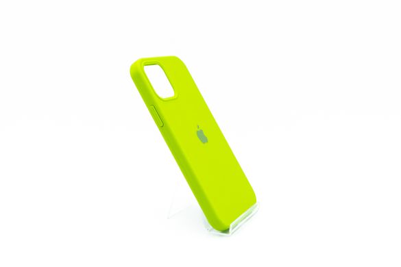 Силіконовий чохол Full Cover для iPhone 12/12 Pro lime green