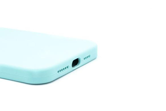 Силіконовий чохол Full Cover для iPhone 14 Pro Max marine green (azure) Full Camera