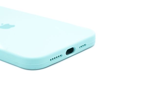 Силіконовий чохол Full Cover для iPhone 13 Pro Max marine green Full Camera