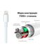 USB кабель Foxconn для Apple iPhone Original Cable Type-C to Lightning 1m Box white
