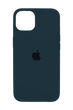 Силиконовый чехол Full Cover для iPhone 15 cosmos blue