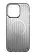TPU чехол Ribbed Matte with MagSafe для iPhone 15 Pro silver