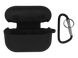 Чохол for AirPods Pro силіконовий + карабін black