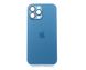 Чохол TPU+Glass sapphire matte case для iPhone 13 Pro Max navy blue