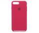 Силіконовий чохол Full Cover для iPhone 7+/8+ rose red