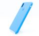Силіконовий чохол Full Cover Square для iPhone XS Max surf blue