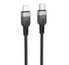 Кабель Hoco X109 Silicone Type-C to Lightning PD27W 2m black