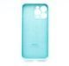 Силіконовий чохол Full Cover Square для iPhone 14 Pro Max azure Full Camera