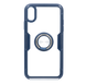TPU+PC чохол Deen CrystalRing з магнітом для iPhone X/XS clear/blue