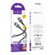 Кабель Hoco X109 Silicone Type-C to Lightning PD27W 2m black