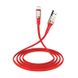 USB кабель Borofone BU7 Superior Lightning 2.4A 1.2m red