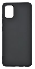 Силіконовий чохол WAVE Colorful для Samsung A51 black (TPU)