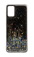 Силіконовий чохол WAVE Confetti для Samsung A02S (TPU) black дизайн №1