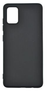 Силиконовый чехол WAVE Colorful для Samsung A51 black (TPU)