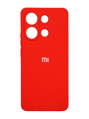 Силиконовый чехол Full Cover для Xiaomi Redmi Note 13 4G red Full Camera