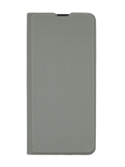 Чохол книжка FIBRA (рельєф) для Xiaomi Redmi Note 9 Pro gray