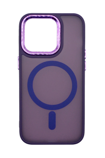 Чохол TPU+PC Space Magnetic Color with Magsafe для iPhone 13 Pro dark purple