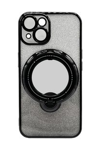 Накладка TPU with Stand для iPhone 14 black Full Camera