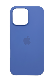 Силіконовий чохол with MagSafe для iPhone 16 Pro periwinkle1:1 Smart animation