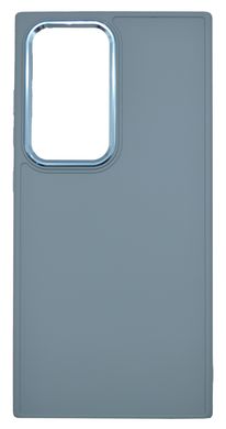 TPU чехол Bonbon Metal Style для Samsung S24 Ultra mist blue