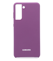 Силіконовий чохол Silicone Cover для Samsung S21/S30 grape