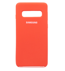 Силиконовый чехол Full Cover для Samsung S10 red