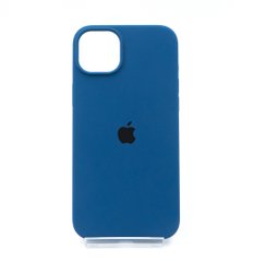Силіконовий чохол Full Cover для iPhone 14 Plus blue cobolt(35)