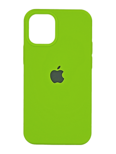 Силиконовый чехол Full Cover для iPhone 12 mini lime green