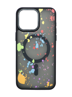 Чохол TPU+PC Flush with MagSafe для iPhone 15 Pro Max titanium black