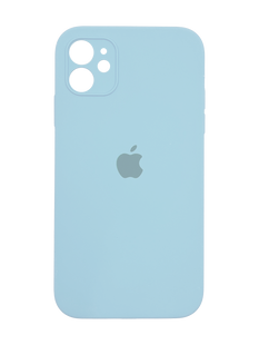 Силиконовый чехол Full Cover для iPhone 11 sweet blue FulL Camera