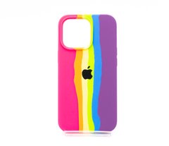 Силіконовий чохол Full Cover для iPhone 13 Pro Rainbow №7
