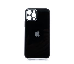 Чохол Glass Designo для iPhone 12 Pro black Full Camera