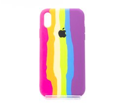 Силіконовый чохол Full Cover для iPhone XR Rainbow №7
