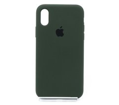 Силіконовий чохол Full Cover для iPhone X/XS cyprus green