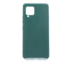 Силиконовый чехол Soft Feel для Samsung A42 5G Forest green Candy