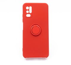 Чохол (TPU) Candy Ring для Xiaomi Redmi Note 10 5G/Poco M3 Pro 5G red