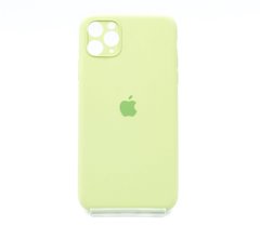 Силіконовий чохол Full Cover для iPhone 11 Pro Max green (1) Full Camera
