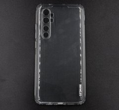Чохол (TPU) Getman для Xiaomi Mi Note 10 Lite clear 1.0mm transparent