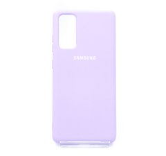 Силиконовый чехол Full Cover для Samsung S20 FE lilac/dasheen