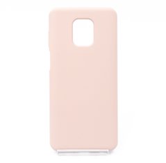 Силиконовый чехол Full Cover SP для Xiaomi Redmi Note 9 Pro pink sand